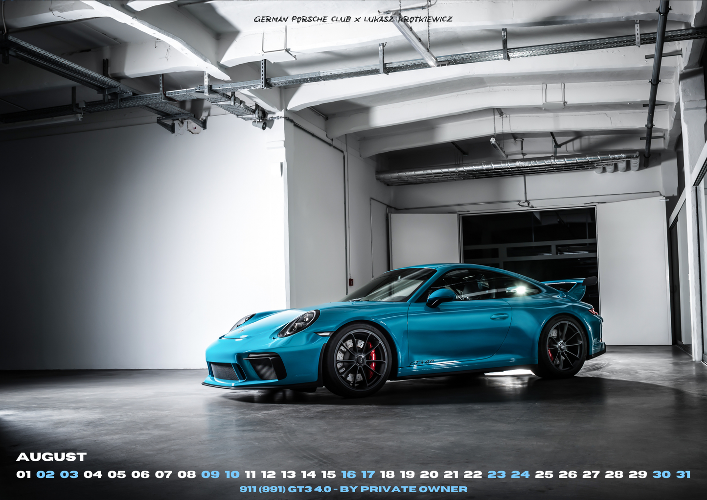 German Porsche Club Kalender 2025