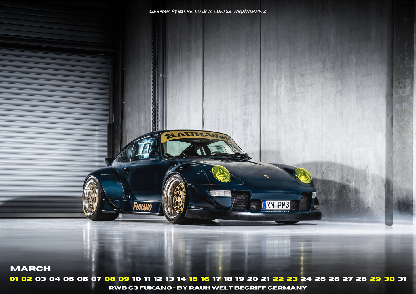 German Porsche Club Kalender 2025